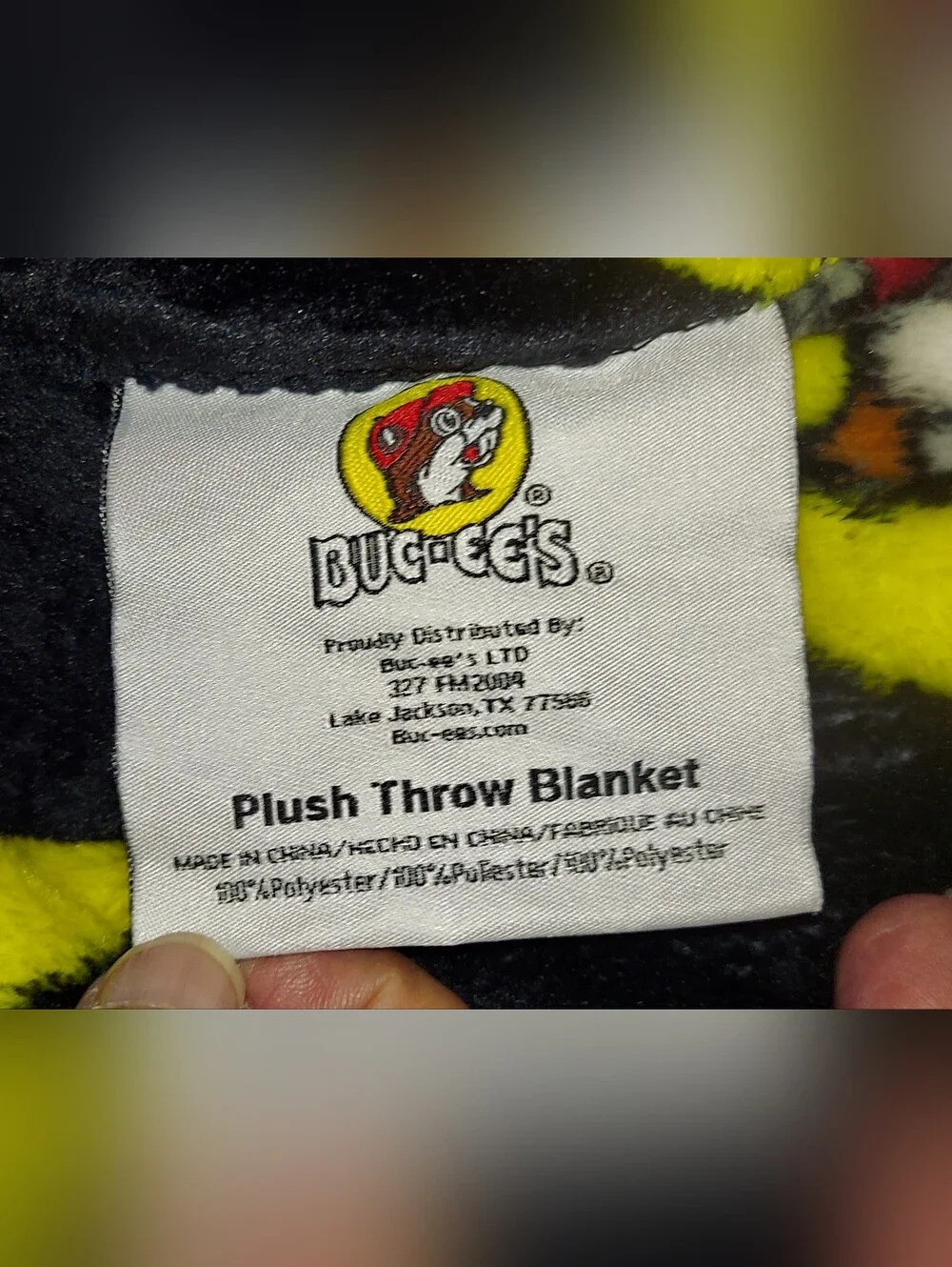 Plush Stuffed Buc-ee's Beaver Bear & Plush Blanket Throw
